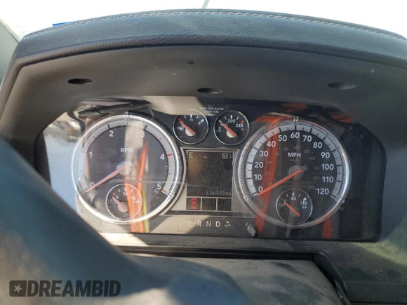 2012 Ram 2500 Laramie Limited z VIN 3C6UD5PL2CG283883, wystawiony jako Copart lot #49838375 z przebiegiem 316 449 mil mil oraz Szkoda całkowita • Salvage title. Historia ofert i sprzedaży dostępna na DreamBid. Obrazek 9.