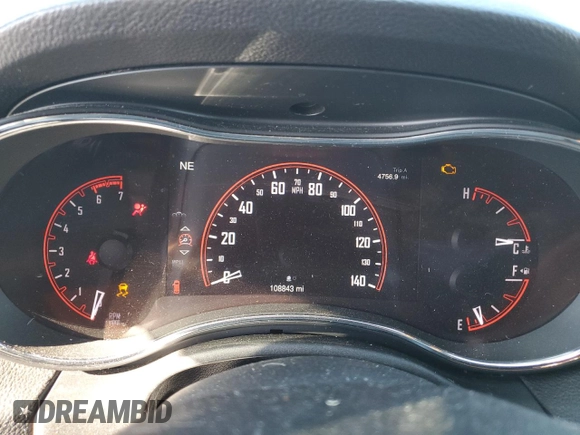 2014 Dodge Durango R/T with VIN 1C4SDJCTXEC306881, listed as a Copart auction lot 53499755 with 108,843 mi miles and Salvage title. Bid and sale history available at DreamBid. Image 9.