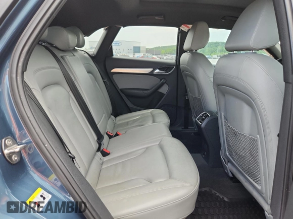 2018 Audi Q3 Premium Plus with VIN WA1JCCFS9JR014346, listed as a Copart auction lot 57994735 with 112,426 mi miles and Salvage title. Bid and sale history available at DreamBid. Image 10.