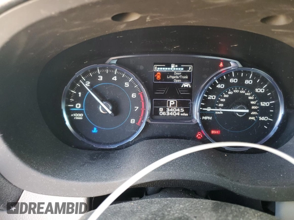 2018 Subaru Forester Premium with VIN JF2SJAGC8JH438474, listed as a Copart auction lot 53691275 with 63,404 mi miles and Salvage Title. Bid and sale history available at DreamBid. Image 9.