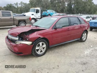 2005 Chevrolet Malibu Maxx LS with VIN 1G1ZT64895F324031, listed as a Copart auction lot 84500914 with 129,987 mi miles and Salvage Title. Bid and sale history available at carsss.com. Image 1.