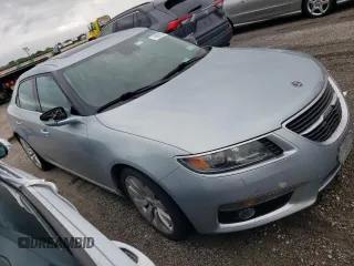 2011 Saab 9-5 Aero XWD with VIN YS3GR4BJ7B4002446, listed as a Copart auction lot 74962954 with 0 mi miles and Salvage Title. Bid and sale history available at carsss.com. Image 4.