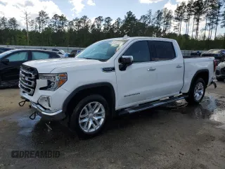 2021 GMC Sierra 1500 SLT z VIN 3GTU9DED4MG235979, wystawiony jako Copart lot #52592755 z przebiegiem 92 873 mil mil oraz Szkody całkowita. Historia ofert i sprzedaży dostępna na DreamBid. Obrazek 1.