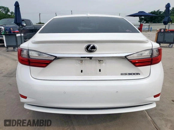 2016 Lexus ES 300h with VIN JTHBW1GG4G2110983, listed as a Copart auction lot 57089895 with 85,840 mi miles and Salvage title. Bid and sale history available at DreamBid. Image 6.