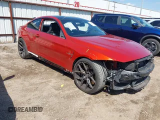 2015 BMW M4 with VIN WBS3R9C5XFK333441, listed as a IAAI auction lot 41774716 with 76,224 mi miles. Bid and sale history available at carsss.com. Image 1.