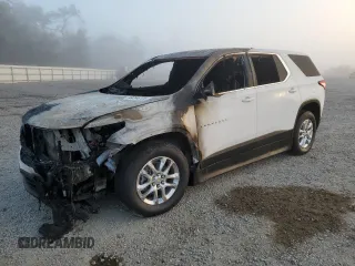 2022 Chevrolet Traverse LS with VIN 1GNERLKW8NJ107918, listed as a Copart auction lot 44746105 with 0 mi miles and Non Repairable. Bid and sale history available at carsss.com. Image 1.