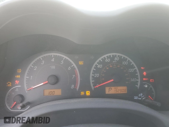 2009 Toyota Corolla with VIN 2T1BU40E49C133136, listed as a Copart auction lot 42639935 with 192,908 mi miles and Salvage Title. Bid and sale history available at carsss.com. Image 9.