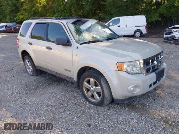 2008 Ford Escape XLT with VIN 1FMCU93198KE17879, listed as a IAAI auction lot 40125825 with 214,373 mi miles and . Bid and sale history available at DreamBid. Image 1.