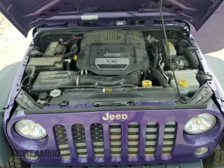 2018 Jeep Wrangler Unlimited Sport with VIN 1C4BJWDG9JL910410, listed as a Copart auction lot 56561955 with 57,450 mi miles and Salvage title. Bid and sale history available at DreamBid. Image 12.