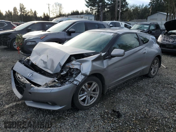 2012 Honda CR-Z EX with VIN JHMZF1D6XCS003439, listed as a Copart auction lot 86429124 with Not Provided miles and Salvage Title. Bid and sale history available at carsss.com. Image 1.