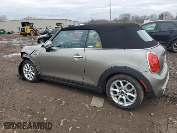2017 MINI Convertible Cooper S z VIN WMWWG9C30H3C81324, wystawiony jako Copart lot #48040275 z przebiegiem 54 155 mil mil oraz Szkoda całkowita • Salvage title. Historia ofert i sprzedaży dostępna na DreamBid. Obrazek 2.