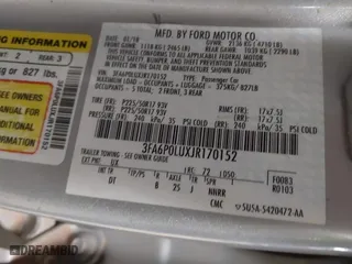 2018 Ford Fusion Hybrid SE with VIN 3FA6P0LUXJR170152, listed as a IAAI auction lot 41467621 with 150,048 mi miles. Bid and sale history available at carsss.com. Image 9.