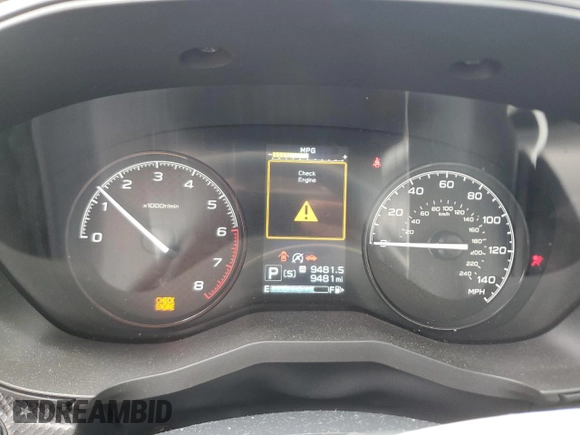 2024 Subaru Forester with VIN JF2SKAAC4RH483493, listed as a Copart auction lot 61174515 with 9,481 mi miles and Salvage title. Bid and sale history available at DreamBid. Image 9.