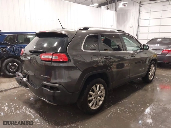 2014 Jeep Cherokee Limited with VIN 1C4PJMDS8EW277658, listed as a IAAI auction lot 41759677 with NaN miles. Bid and sale history available at carsss.com. Image 4.