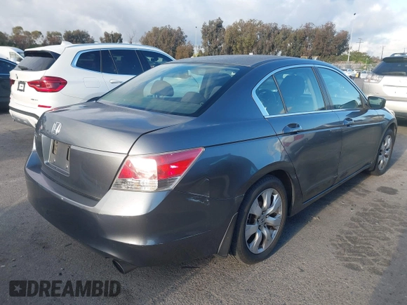 2008 Honda Accord EX with VIN JHMCP26718C045062, listed as a IAAI auction lot 42130808 with 188,233 mi miles and . Bid and sale history available at DreamBid. Image 4.