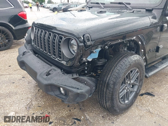 2025 Jeep Wrangler Sport S with VIN 1C4PJXDG9SW559915, listed as a IAAI auction lot 42653116 with 1,730 mi miles and . Bid and sale history available at DreamBid. Image 6.