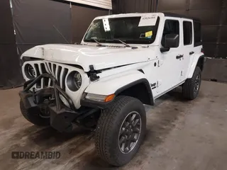 2021 Jeep Wrangler Unlimited Freedom with VIN 1C4HJXDNXMW681267, listed as a IAAI auction lot 42026181 with 40,143 mi miles and . Bid and sale history available at DreamBid. Image 18.