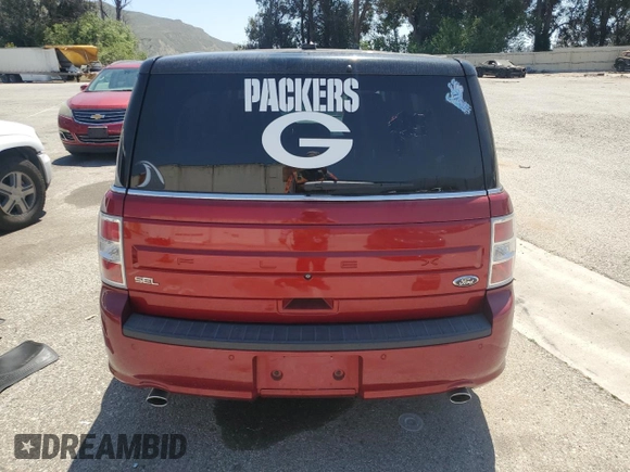 2014 Ford Flex SEL z VIN 2FMGK5C86EBD45249, wystawiony jako Copart lot #56516635 z przebiegiem 129 557 mil mil oraz Szkody całkowita. Historia ofert i sprzedaży dostępna na DreamBid. Obrazek 6.