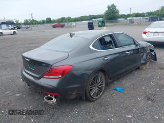 2019 Genesis G70 Advanced z VIN KMTG34LE8KU035029, wystawiony jako IAAI lot #42361301 z przebiegiem 63 139 mil mil oraz . Historia ofert i sprzedaży dostępna na DreamBid. Obrazek 4.