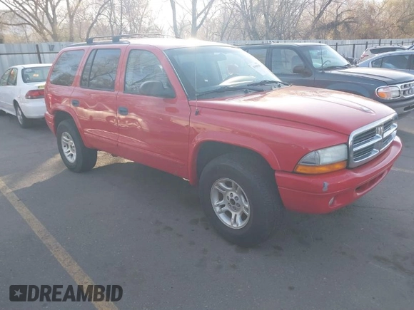 2003 Dodge Durango SLT with VIN 1D4HS48Z13F627012, listed as a IAAI auction lot 41969280 with 172,642 mi miles and . Bid and sale history available at DreamBid. Image 1.