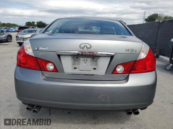 2007 Infiniti M x with VIN JNKAY01FX7M452782, listed as a Copart auction lot 50883765 with 119,387 mi miles and Salvage Title. Bid and sale history available at DreamBid. Image 6.