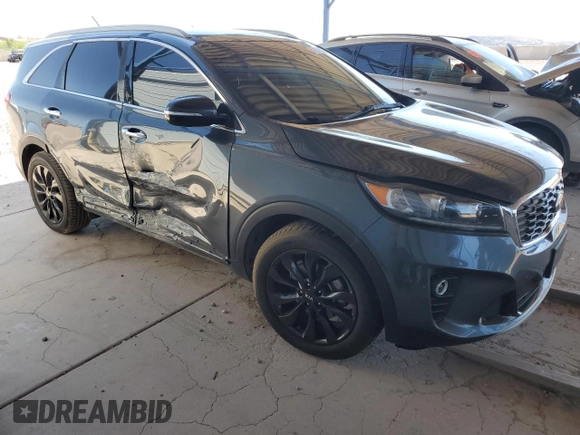 2020 Kia Sorento EX with VIN 5XYPH4A5XLG670632, listed as a Copart auction lot 57707785 with 70,195 mi miles and Salvage title. Bid and sale history available at DreamBid. Image 4.