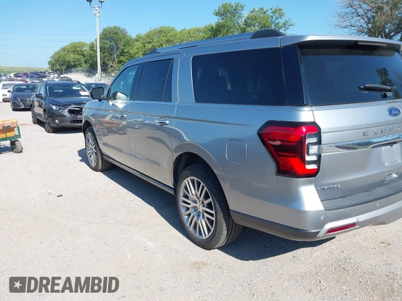2023 Ford Expedition Max Limited z VIN 1FMJK2A81PEA48159, wystawiony jako IAAI lot #42725025 z przebiegiem 79 301 mil mil oraz . Historia ofert i sprzedaży dostępna na DreamBid. Obrazek 3.