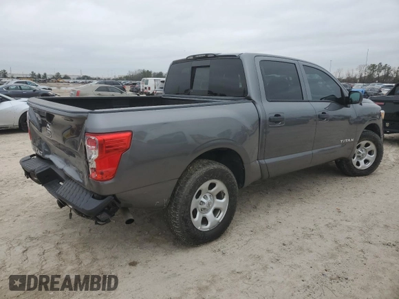 2021 Nissan Titan SV with VIN 1N6AA1EE2MN507967, listed as a Copart auction lot 45288265 with 53,293 mi miles and Salvage title. Bid and sale history available at DreamBid. Image 3.