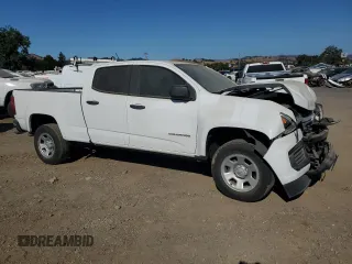 2021 Chevrolet Colorado 2WD Work Truck with VIN 1GCGSBEN5M1265182, listed as a Copart auction lot 61145945 with 91,245 mi miles and Salvage title. Bid and sale history available at DreamBid. Image 4.