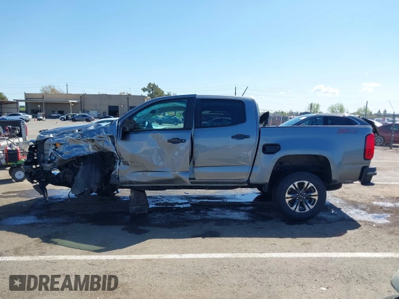 2021 Chevrolet Colorado 4WD Z71 with VIN 1GCGTDEN9M1249916, listed as a IAAI auction lot 41947042 with 26,842 mi miles. Bid and sale history available at carsss.com. Image 14.