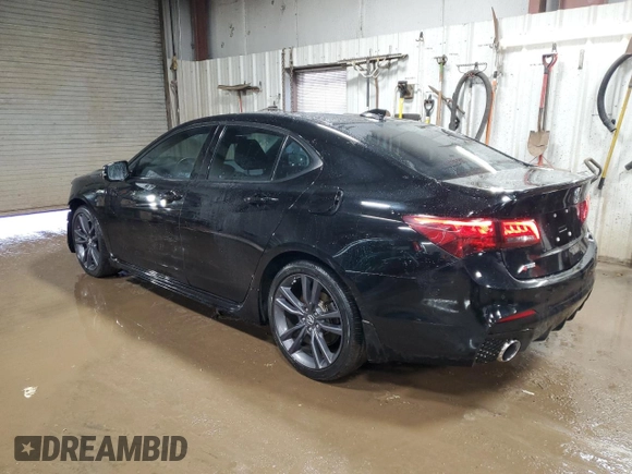 2018 Acura TLX w/A-SPEC Pkg with VIN 19UUB3F65JA006303, listed as a Copart auction lot 47532035 with 38,680 mi miles and Salvage Title. Bid and sale history available at carsss.com. Image 2.