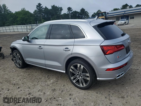 2018 Audi SQ5 Premium Plus z VIN WA1A4AFY6J2103466, wystawiony jako Copart lot #61204895 z przebiegiem 91 712 mil mil oraz Szkoda całkowita • Salvage title. Historia ofert i sprzedaży dostępna na DreamBid. Obrazek 2.