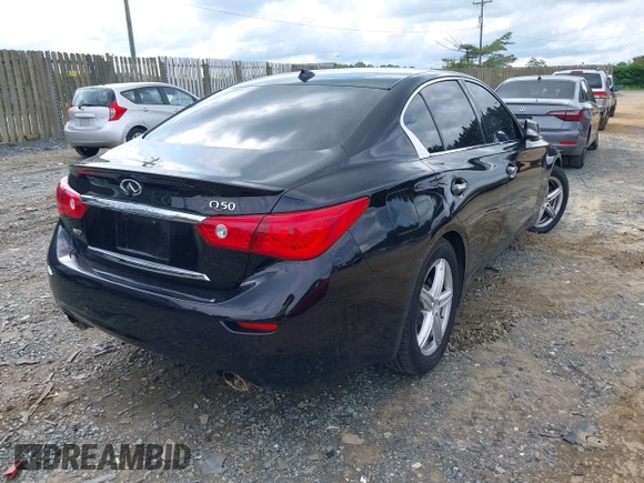 2015 Infiniti Q50 z VIN JN1BV7AR2FM421111, wystawiony jako IAAI lot #42209282 z przebiegiem 128 481 mil mil oraz . Historia ofert i sprzedaży dostępna na DreamBid. Obrazek 4.