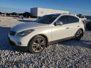 2013 Infiniti EX with VIN JN1BJ0HRXDM480784, listed as a Copart auction lot 41392755 with 156,580 mi miles and Salvage Title. Bid and sale history available at DreamBid. Image 1.