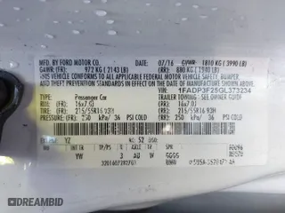 2016 Ford Focus SE with VIN 1FADP3F25GL373234, listed as a IAAI auction lot 41414976 with 150,243 mi miles. Bid and sale history available at carsss.com. Image 9.