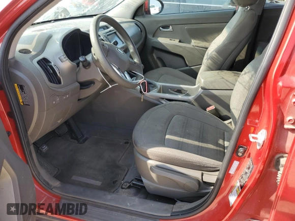 2013 Kia Sportage LX with VIN KNDPB3A27D7475202, listed as a Copart auction lot 51686555 with 110,467 mi miles and Clean title. Bid and sale history available at DreamBid. Image 7.