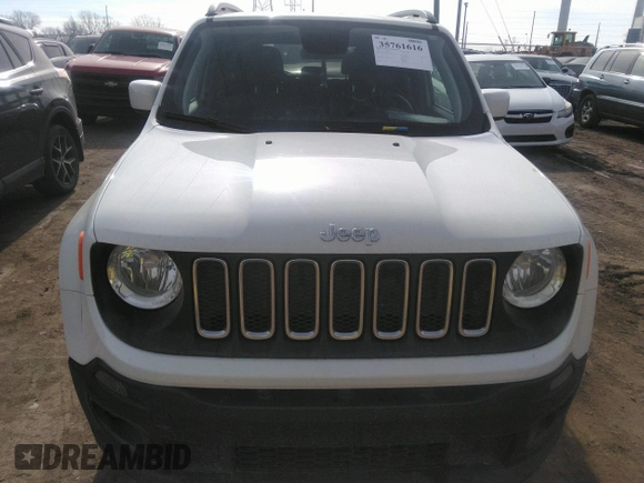 2018 Jeep Renegade Latitude with VIN ZACCJBBB8JPH73797, listed as a IAAI auction lot 35761616 with 55,430 mi miles and . Bid and sale history available at DreamBid. Image 6.