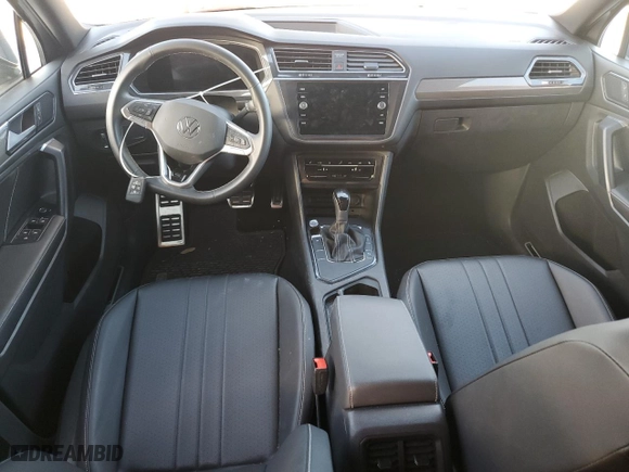 2023 Volkswagen Tiguan SE R-Line Black with VIN 3VVCB7AX4PM054406, listed as a Copart auction lot 85553844 with 0 mi miles and Salvage Title. Bid and sale history available at carsss.com. Image 8.