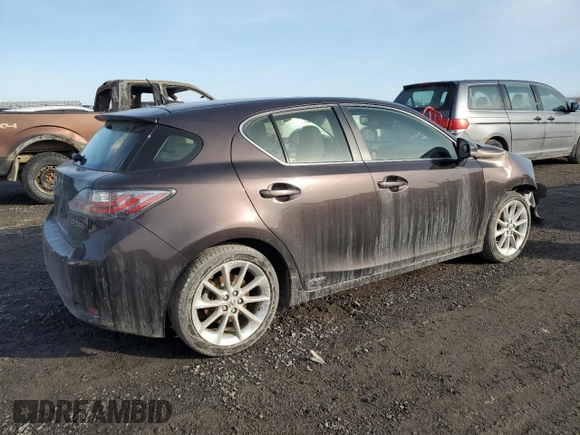 2013 Lexus CT 200h z VIN JTHKD5BH7D2125213, wystawiony jako Copart lot #49122645 z przebiegiem 166 743 mil mil oraz Szkody całkowita. Historia ofert i sprzedaży dostępna na DreamBid. Obrazek 3.