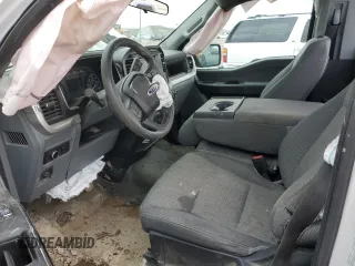 2022 Ford F-150 XL with VIN 1FTMF1EB1NKE34424, listed as a Copart auction lot 43786024 with 27,499 mi miles and Salvage title. Bid and sale history available at DreamBid. Image 7.