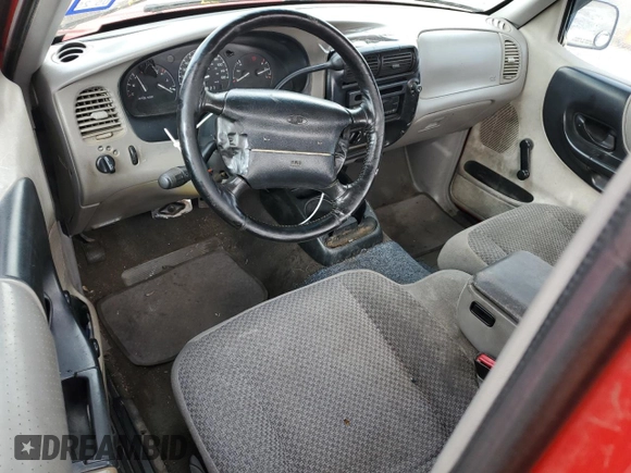 1999 Ford Ranger XL with VIN 1FTYR10V5XUB71629, listed as a Copart auction lot 84675534 with 180,219 mi miles and Salvage Title. Bid and sale history available at carsss.com. Image 8.