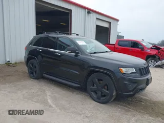 2014 Jeep Grand Cherokee Overland with VIN 1C4RJFCM8EC486259, listed as a IAAI auction lot 42105296 with 129,342 mi miles. Bid and sale history available at carsss.com. Image 1.