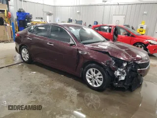 2018 Kia Optima LX with VIN 5XXGT4L33JG226648, listed as a Copart auction lot 44408405 with 78,686 mi miles and Salvage Title. Bid and sale history available at carsss.com. Image 4.