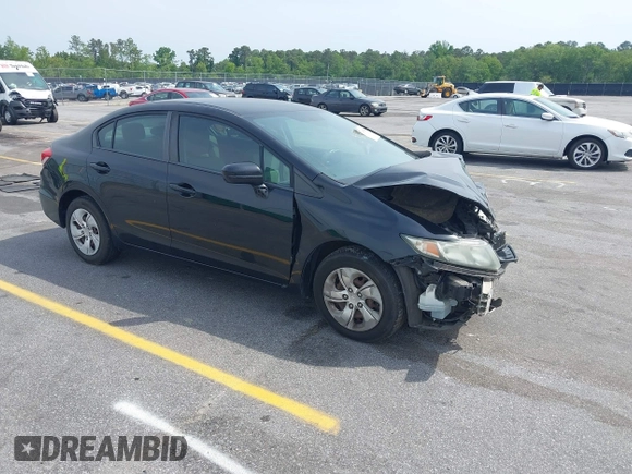 2015 Honda Civic LX with VIN 19XFB2F53FE043427, listed as a IAAI auction lot 42085488 with Not Provided miles and . Bid and sale history available at DreamBid. Image 1.