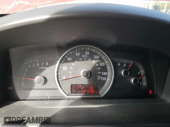2009 Kia Borrego EX with VIN KNDJJ741795027340, listed as a Copart auction lot 89402315 with 227,298 mi miles and Salvage Title. Bid and sale history available at DreamBid. Image 9.