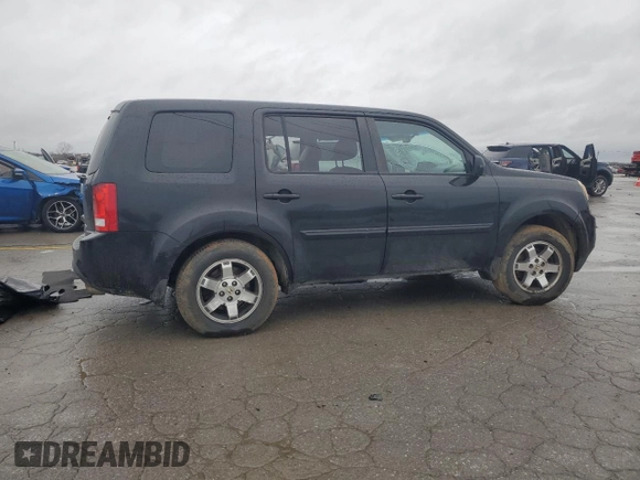 2012 Honda Pilot EX-L with VIN 5FNYF4H56CB041179, listed as a Copart auction lot 45135595 with 162,220 mi miles and Salvage Title. Bid and sale history available at DreamBid. Image 3.