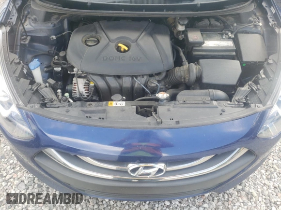2013 Hyundai Elantra GT with VIN KMHD35LE8DU098489, listed as a Copart auction lot 52319825 with 103,248 mi miles and Salvage Title. Bid and sale history available at carsss.com. Image 11.