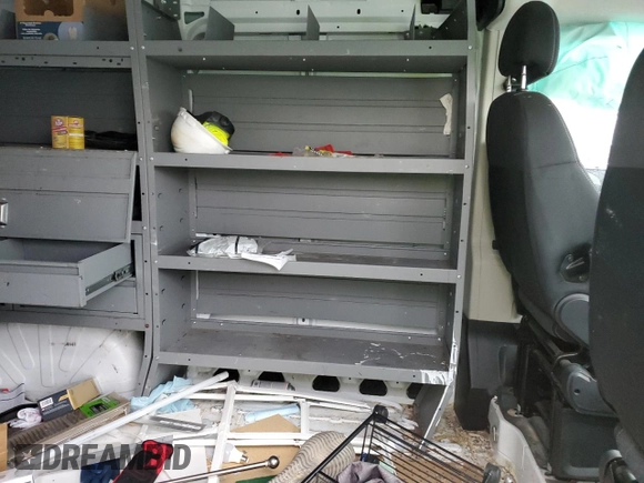 2021 Ram ProMaster Cargo with VIN 3C6LRVNG4ME529641, listed as a Copart auction lot 82059754 with 20,297 mi miles and Salvage Title. Bid and sale history available at DreamBid. Image 11.