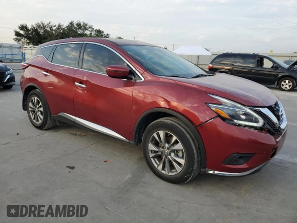 2018 Nissan Murano S with VIN 5N1AZ2MG9JN165381, listed as a Copart auction lot 67824824 with 58,112 mi miles and Clean Title. Bid and sale history available at DreamBid. Image 4.