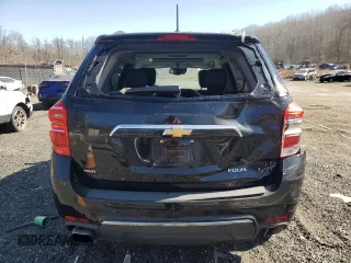 2016 Chevrolet Equinox LTZ with VIN 2GNFLGE37G6213243, listed as a Copart auction lot 48410655 with 105,200 mi miles and Salvage Title. Bid and sale history available at carsss.com. Image 6.